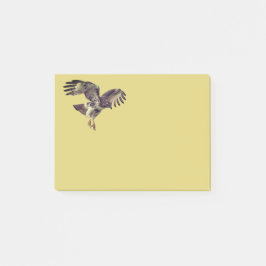 Post het merkt Hawk op Post-it® Notes
