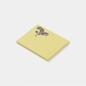 Post het merkt Hawk op Post-it® Notes (Schuin)