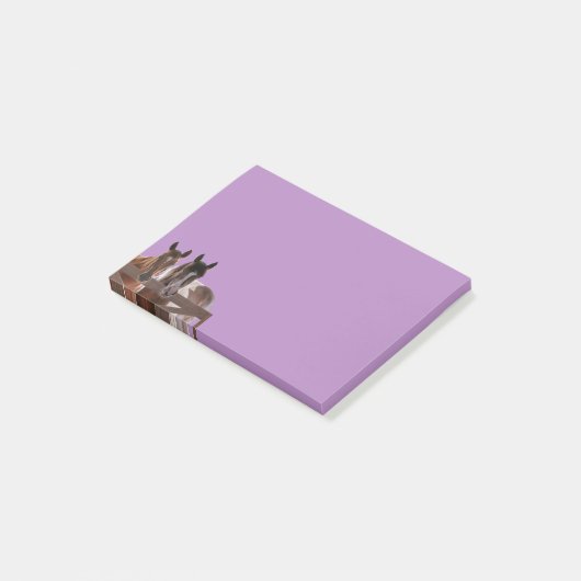 post het merkt paarden op post-it® notes (Schuin)