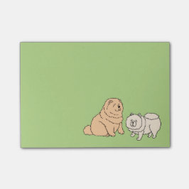 Post het met Chow Chow Dog Post-it® Notes