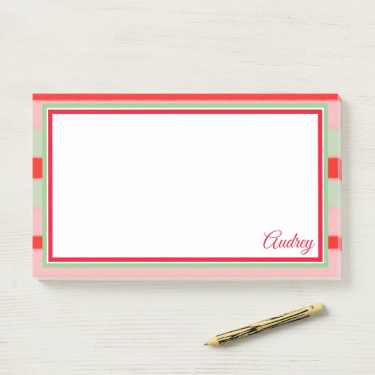 Post het Nota Audrey of u Post-it® Notes (Op bureau)