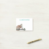 Post het Nota's met Gepilde Paarden Post-it® Notes (Op bureau)