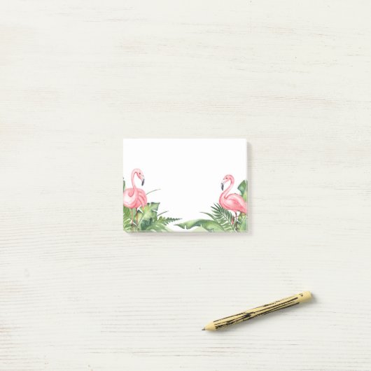 Post het Notities-Flamingo Post-it® Notes (Op bureau)