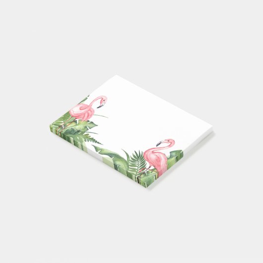 Post het Notities-Flamingo Post-it® Notes (Schuin)