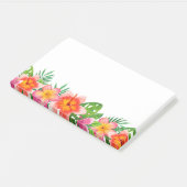 Post het Notities-tropische bloemen Post-it® Notes (Schuin)