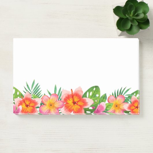 Post het Notities-tropische bloemen Post-it® Notes (Kantoor)