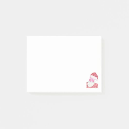 Post Het Notities van Pointillism Santa Claus Post-it® Notes (Voorkant)