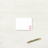 Post Het Notities van Pointillism Santa Claus Post-it® Notes (Op bureau)
