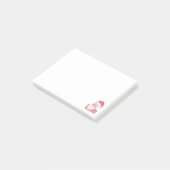 Post Het Notities van Pointillism Santa Claus Post-it® Notes (Schuin)