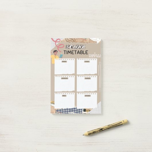 Post het notities voor alle leraren post-it® notes (Op bureau)