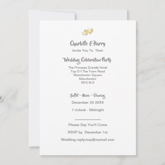 Post Huwelijksreceptie Party Getrouwd in Mexico Kaart (Achterkant)