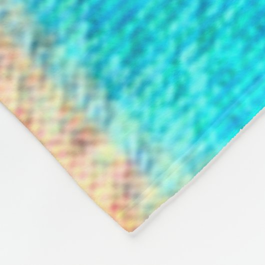 Post Impressionisme Wild Wolf Spirituele kunst Fleece Deken (Hoek)