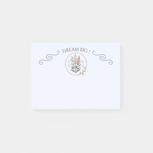 Post-it, bloemig en verfijnd. post-it® notes (Voorkant)