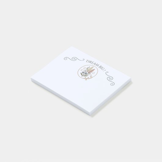 Post-it, bloemig en verfijnd. post-it® notes (Schuin)