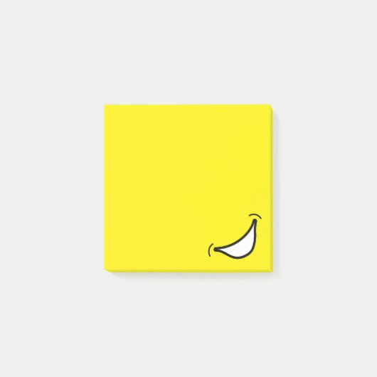 Post-it-briefjes met grote glimlach post-it® notes (Voorkant)