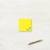 Post-it-briefjes met grote glimlach post-it® notes (Op bureau)