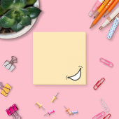 Post-it-briefjes met grote glimlach post-it® notes