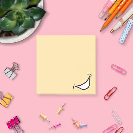 Post-it-briefjes met grote glimlach post-it® notes