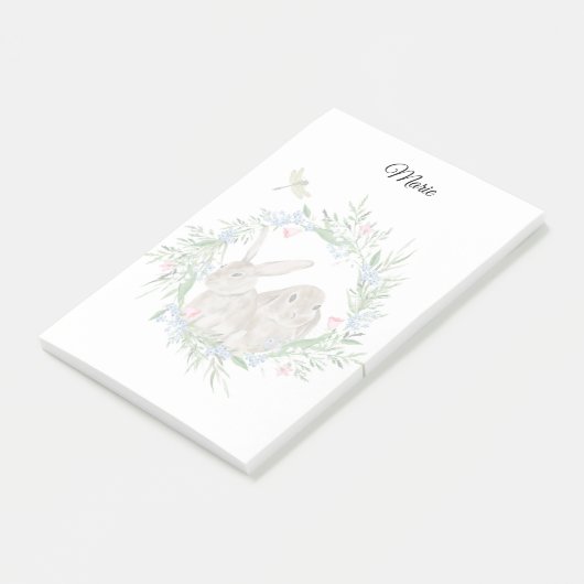 Post-it-briefjes met malse konijnen post-it® notes (Schuin)