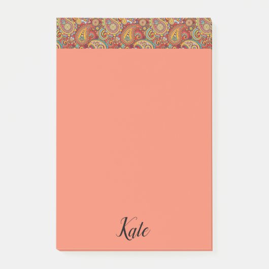 Post-it Briefjes Paisley Post-it® Notes (Voorkant)
