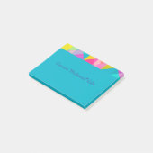 Post it - Bright geometrisch patroon aanpassen Post-it® Notes (Schuin)