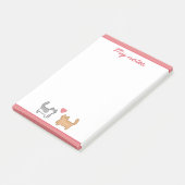 Post it de gatitos enamorados post-it® notes (Schuin)