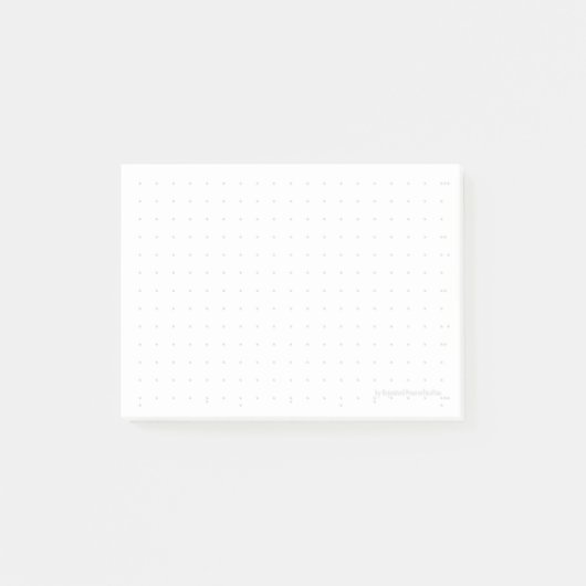 Post-it® Dot-Grid Klebezettel 10*7 (EA) Notes (Voorkant)