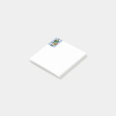 Post-it Kerst Notenkraker Blauwe Vorst Post-it® Notes (Schuin)