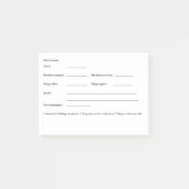 Post-it® Klebezettel Post-it Klebezettel Post-it® Notes (Voorkant)