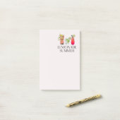 Post It Lemonade Summer Post-it® Notes (Op bureau)