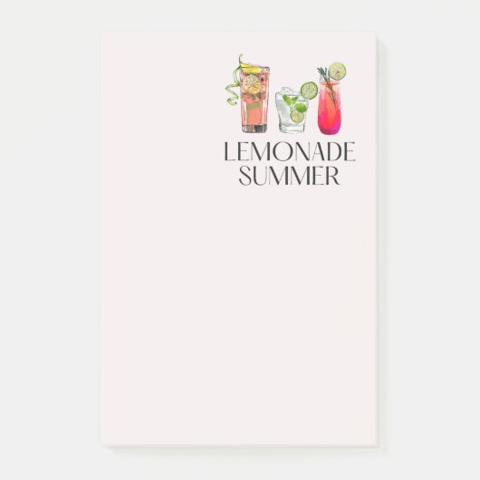 Post It Lemonade Summer  Post-it® Notes (Voorkant)