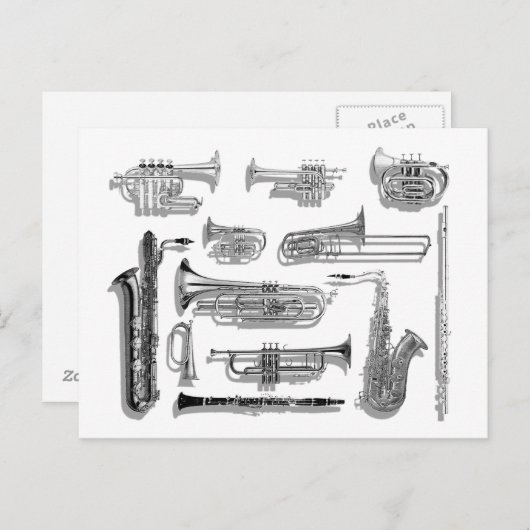 Post it Loud Briefkaart (Voorkant / Achterkant)