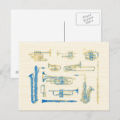 Post it Loud Briefkaart (Voorkant / Achterkant)