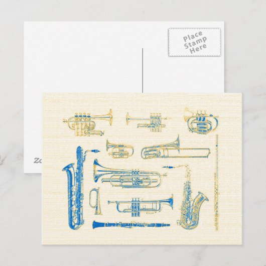 Post it Loud Briefkaart (Voorkant / Achterkant)