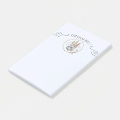 Post-it medium bloemrijk en verfijnd. post-it® notes (Schuin)