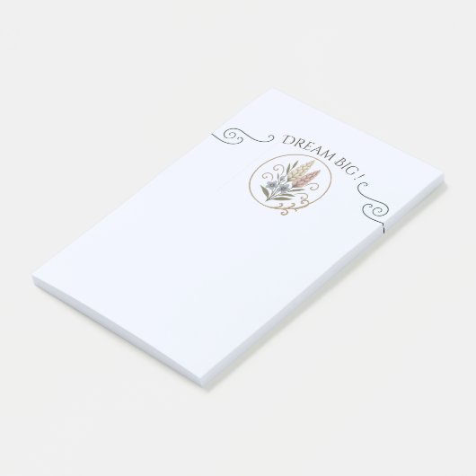 Post-it medium bloemrijk en verfijnd. post-it® notes (Schuin)