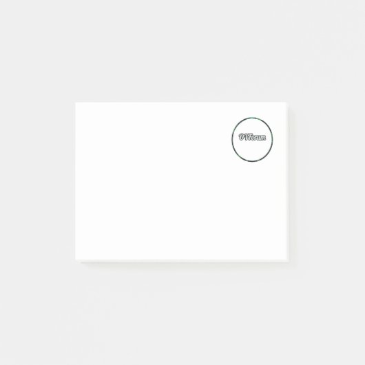 Post It met klein logo Post-it® Notes (Voorkant)