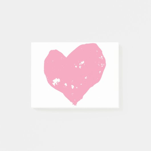 Post-it met roze kern post-it® notes (Voorkant)