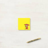 post- it mit Comic Katzen Motiv Post-it® Notes (Op bureau)