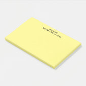 Post-it Nota's met het Humoureuze Bericht van de W Post-it® Notes (Schuin)
