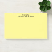 Post-it Nota's met het Humoureuze Bericht van de W Post-it® Notes (Kantoor)