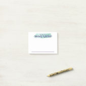 Post-it-nota's van een maatschappelijk werker op s post-it® notes (Op bureau)