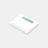 Post-it-nota's van een maatschappelijk werker op s post-it® notes (Schuin)