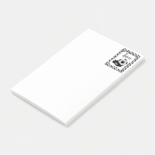 Post-it Nota's Voetballen Post-it® Notes (Schuin)