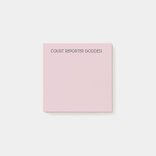 Post-it nota's voor de verslaggevers van het Hof Post-it® Notes (Voorkant)