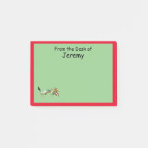 Post-it Note - Dragon en Red Border