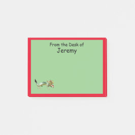 Post-it Note - Dragon en Red Border