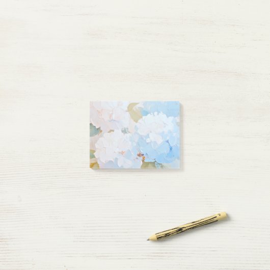 Post-It-Note, Hortensia's in Waterverf Post-it® Notes (Op bureau)