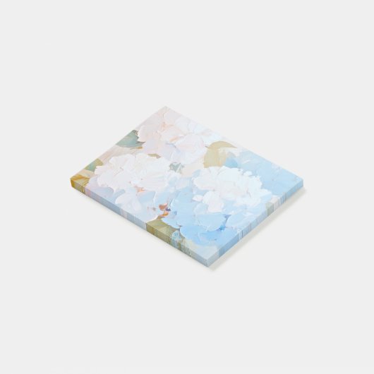 Post-It-Note, Hortensia's in Waterverf Post-it® Notes (Schuin)
