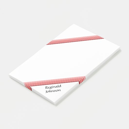 Post-it Note - Kleurtinten van rood (Schuin)